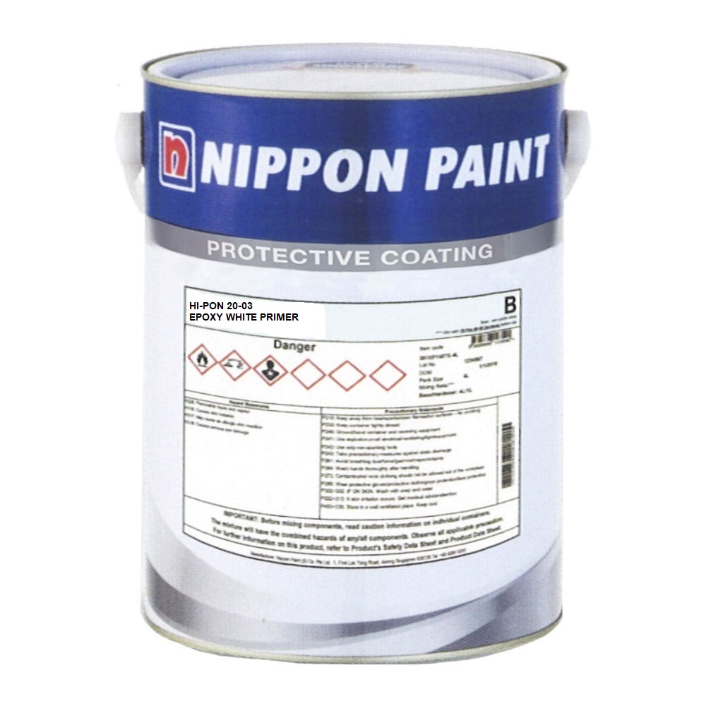 Nippon Paint HI-PON 20-03 Epoxy WHITE PRIMER 5L